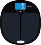 Salter 9192 BK3R Curve Bluetooth Smart Analyser Bathroom Scale black