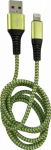 Kabel USB LC-Power USB-A - Lightning 1 m Green-gray (31331G)