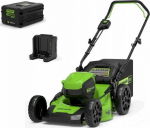 Kosiarka akumulatorowa Greenworks 60V mower 46 cm Greenworks zestaw, loader + battery 4Ah (GD60LM46HPK4)