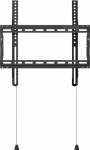 VISION Value Display Wall Mount - LIFETIME WARRANTY - fits large flat-panel display 37-65" with VESA sizes up to 400 x 400 - latches in place - lockable - non-tilting - SWL 60 kg / 132 lb - black