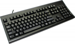 Keyboard Perixx Perixx PERIBOARD-409 U, DE, mini USB keyboard, black, QWERTZ