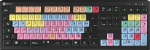 Logickeyboard ASTRA 2 - Full size (100%) - Kabelgebunden - USB - scissor switch - AZERTY - Schwarz