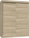 Topeshop SLIDING CABINET IGA 160 CM SLIDING DOOR SHELVES DĄB SONOMA