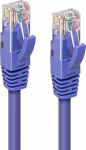 MicroConnect CAT6A UTP 1m Purple LSZH