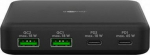 Wentronic Goobay charger Multiport 4x desktop charger (65 W) czarna