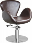 Activeshop Gabbiano hairdressing armchair Amsterdam brown