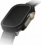 Uniq Case UNIQ Valencia Apple Watch Ultra 49mm czarny/midnight black