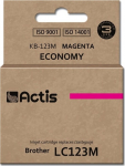 Actis KB-123M Ink (replacement for Brother LC123M/LC121M; Standard; 10 ml; magenta)
