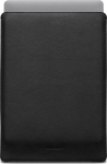 Woolnut Leather Sleeve - protective pocket 16" MacBook Pro, black