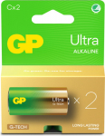 GP Batteries GP ULTRA ALKALINE C/LR14, Battery. 2-Pack