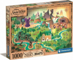 Clementoni Puzzle 1000 Story Maps Snow White elements