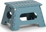 Zeller Folding stool, plastic, niebieski, 35 x 28 x 22 cm