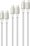 Kabel USB 4smarts USB-C - USB-C 3 m White (540656)