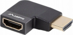 Adapter AV Lanberg Adapter Lanberg HDMI(F)->HDMI(F) 8K Angle Right Aluminum Silver