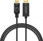 SAVIO Kabel Display Port do HDMI 1.5m, CL-183