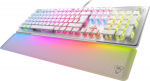 Turtle Beach Vulcan II Max &ndash; Optical-mechanical PC-Tastatur, customizable RGB-Beleuchtung, Handballenauflage, linear Titan II-Schalter, aluminum plate &ndash; Wei&szlig;, Kabelgebunden, USB, Optomechanical key switch, QWERTZ, RGB-LED, Wei&szlig;