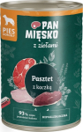 PAN MIĘSKO with herbs Duck pate - wet dog food - 400g