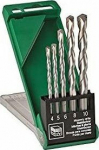 Hikoki drill Masonry drill bit set in a cassette 5 szt. 4/5/6/8/10mm