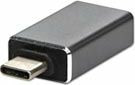 Adapter USB USB-A - USB-C Silver