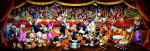 Clementoni Puzzle Panorama Disney orchestra 1000 element&oacute;w (37067)