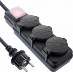 m_Rittal InLine&reg; Outdoor-Steckdosenleiste, 3-fach Schutzkontakt, IP44, the myth of Schalter, 10m