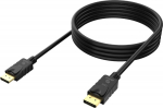 Akasa 16K DisplayPort Kabel - 2m, schwarz