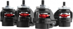 OPLITE Lockable castors for R8 Cockpit black retail