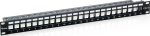 Equip 19" Patchpanel 24xKeystones FTP 1U LSA/110 RAL9005