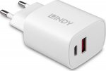 Lindy 20W USB Type A & C Charger