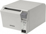 EPS Epson TM-T70II, USB, Ethernet, black - receipt printer, direct thermal, 7 dots/mm (180 dpi), media width (max.): 80 mm, roll diameter (max.): 83mm, speed (max.): 250 mm/s, USB, Ethernet, optical sensor, ESC/POS, incl.: power supply unit, power ca ...