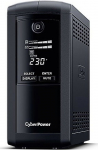 CyberPower Zasilacz awaryjny UPS VP1000EILCD 1000VA/550W AVR/LCD/6xC13/RJ11/RJ45