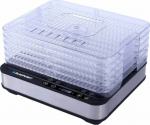 Blaupunkt FDD601 black and silver - Moc [W]: 420 | Quantity sit: 5 | controlling: electronic | Temperature control within the range 35-70 | Total area sit: 3250 cm2