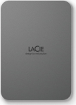 External HDD|LACIE|Mobile Drive Secure|STLR2000400|2TB|USB-C|USB 3.2|Colour Space Gray|STLR2000400