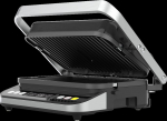 AENO "Electric Grill EG5: 2000W, 2 heating modes - Lower Grill, Both Grills, 6 preset programs, Defrost, Max opening angle -180&deg;, Temperature regulation, Timer, Removable double-sided plates, Plate size 320*220mm"