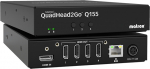 Seagate Matrox QuadHead2Go Q155 Multi-Monitor Controller Appliance / Q2G-H4K2, Schwarz, Metall, Regulatory/environmental compliance: EMC Class A: FCC, CE, KC, RCM, VCCI, 1000 Mbit/s, 10/100Base-T(X), 1 GB