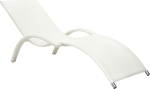 Deck chair MERIDIAN white