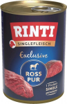 RINTI Singlefleisch Exclusive Horse - wet dog food - 400g