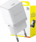 Baseus charger Wall charger Palm 30W USB-C White
