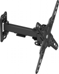 Cabletech Wall Mount Full-Motion TV 13-43" (max 20kg), Black