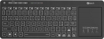 Keyboard C-Tech C-TECH Keyboard WLTK-03 Wireless Touchpad Black