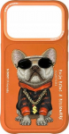 Nimmy Case Cool Dog do iPhone 17 Pro Max orange