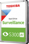 Toshiba S300 SURVEILLANCE AI 16TB, 3.5 SATA HDD 7200 RPM 512MB CMR