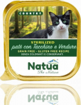 VetExpert Nature Country Sterilized Turkey and Vegetables - Turkey with vegetables for sterilized cats wet cat food tray 100g