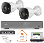 monitoring kit Imou 2x camera&nbsp;PS3E-8Q0 8MP POE