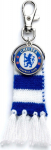 The Carat Shop Ltd Carat Shop Chelsea FC - Blue Stripe Scarf and Logo Backpack Hanger (CFCBH002)