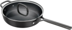 ZWILLING Milano Saut&eacute; Pan with Glass Lid 28 cm, Black