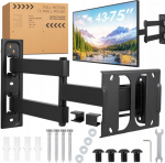 Visaro WMA75 Full Motion TV Wall Mount for 43"-75" TVs, Black