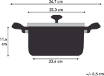 Tefal Nordica boiler 24 cm / 4.8 L, stainless steel