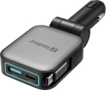 Sandberg Car Charger 3in1 72W FlexCable