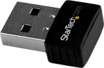 StarTech.com USB Wi-Fi adapter - AC600 - dual-band wireless nano adapter - network adapter - USB 2.0 - Wi-Fi 5 - svart